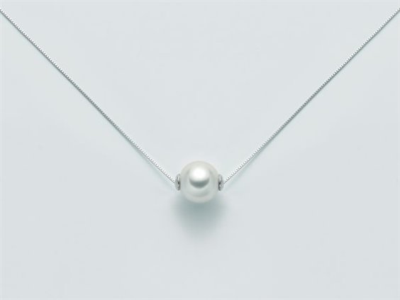 Collana Miluna Donna Le Perle in Oro bianco Perla PCL5283 - PCL5283